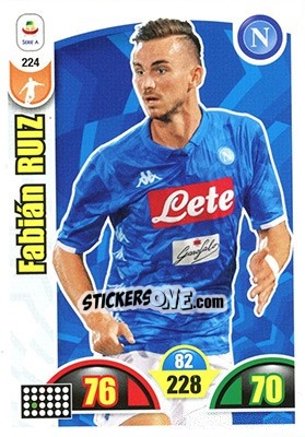Sticker Fabián Ruiz - Calciatori 2018-2019. Adrenalyn XL - Panini