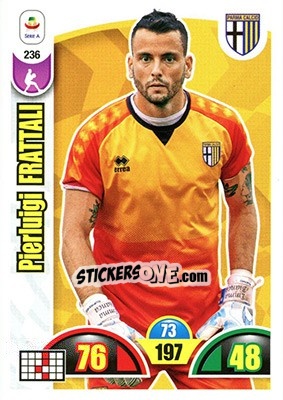 Sticker Pierluigi Frattali - Calciatori 2018-2019. Adrenalyn XL n. 236 - Panini
