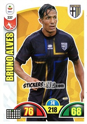 Sticker Bruno Alves - Calciatori 2018-2019. Adrenalyn XL n. 237 - Panini