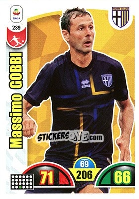 Sticker Massimo Gobbi - Calciatori 2018-2019. Adrenalyn XL n. 239 - Panini