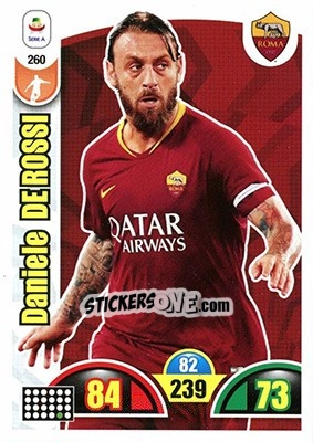 Sticker Daniele De Rossi - Calciatori 2018-2019. Adrenalyn XL n. 260 - Panini
