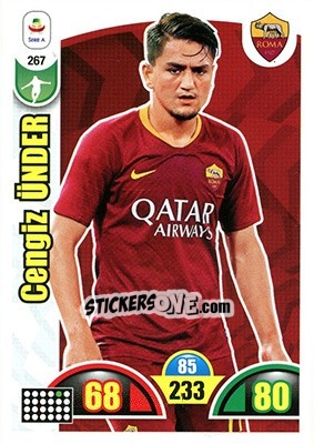 Sticker Cengiz Ünder - Calciatori 2018-2019. Adrenalyn XL n. 267 - Panini