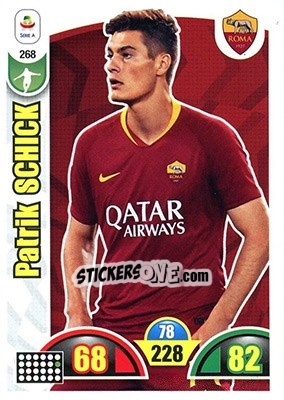 Sticker Patrik Schick - Calciatori 2018-2019. Adrenalyn XL - Panini