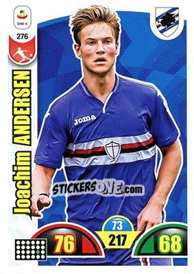 Sticker Joachim Andersen - Calciatori 2018-2019. Adrenalyn XL n. 276 - Panini