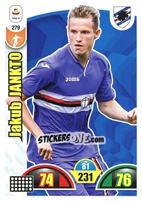 Sticker Jakub Jankto - Calciatori 2018-2019. Adrenalyn XL n. 279 - Panini