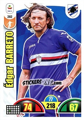 Cromo Édgar Barreto - Calciatori 2018-2019. Adrenalyn XL n. 282 - Panini