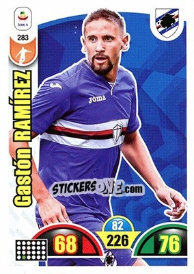 Sticker Gastón Ramírez - Calciatori 2018-2019. Adrenalyn XL n. 283 - Panini