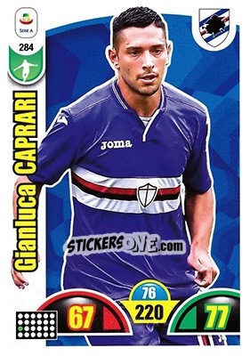 Sticker Gianluca Caprari - Calciatori 2018-2019. Adrenalyn XL n. 284 - Panini