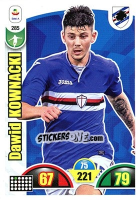 Sticker Dawid Kownacki - Calciatori 2018-2019. Adrenalyn XL n. 285 - Panini