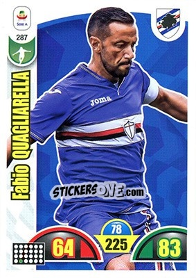 Sticker Fabio Quagliarella - Calciatori 2018-2019. Adrenalyn XL - Panini