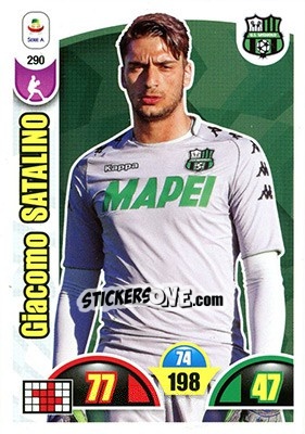 Sticker Giacomo Satalino - Calciatori 2018-2019. Adrenalyn XL n. 290 - Panini