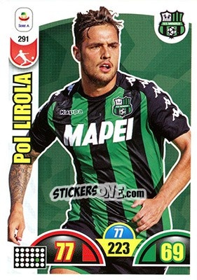 Sticker Pol Lirola - Calciatori 2018-2019. Adrenalyn XL n. 291 - Panini