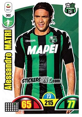 Sticker Alessandro Matri - Calciatori 2018-2019. Adrenalyn XL n. 302 - Panini