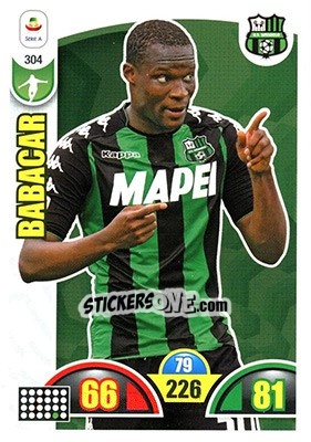 Sticker Babacar - Calciatori 2018-2019. Adrenalyn XL n. 304 - Panini