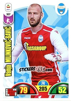 Sticker Vanja Milinkovic-Savic - Calciatori 2018-2019. Adrenalyn XL n. 307 - Panini