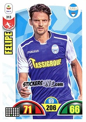 Sticker Felipe - Calciatori 2018-2019. Adrenalyn XL n. 313 - Panini