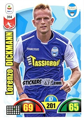 Cromo Lorenzo Dickmann - Calciatori 2018-2019. Adrenalyn XL - Panini