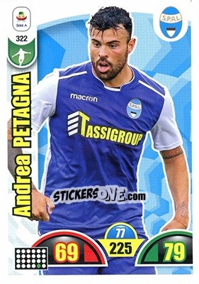 Sticker Andrea Petagna - Calciatori 2018-2019. Adrenalyn XL n. 322 - Panini