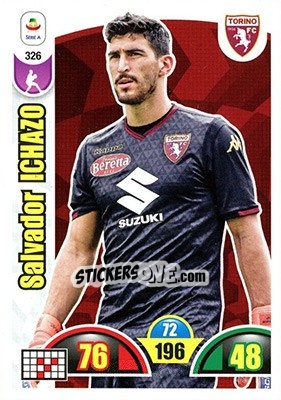 Sticker Salvador Ichazo - Calciatori 2018-2019. Adrenalyn XL n. 326 - Panini