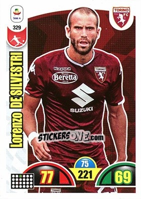 Sticker Lorenzo De Silvestri - Calciatori 2018-2019. Adrenalyn XL n. 329 - Panini