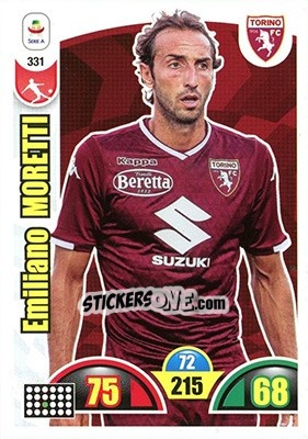 Figurina Emiliano Moretti - Calciatori 2018-2019. Adrenalyn XL - Panini