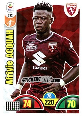 Sticker Afriyie Acquah - Calciatori 2018-2019. Adrenalyn XL - Panini