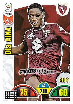 Sticker Ola Aina - Calciatori 2018-2019. Adrenalyn XL n. 332bis - Panini