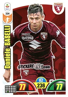 Sticker Daniele Baselli - Calciatori 2018-2019. Adrenalyn XL n. 334 - Panini