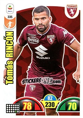 Sticker Tomás Rincón - Calciatori 2018-2019. Adrenalyn XL n. 335 - Panini