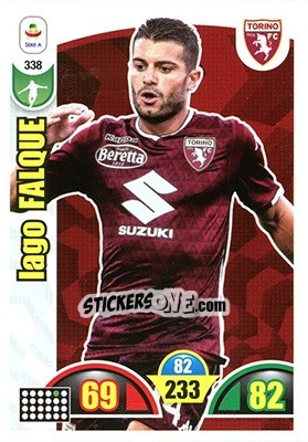 Sticker Iago Falque - Calciatori 2018-2019. Adrenalyn XL - Panini