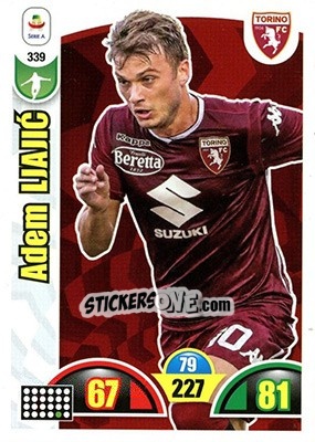 Sticker Adem Ljajic - Calciatori 2018-2019. Adrenalyn XL n. 339 - Panini