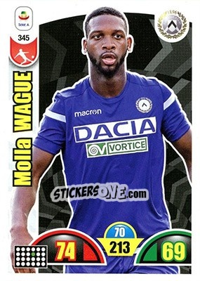 Sticker Molla Wague - Calciatori 2018-2019. Adrenalyn XL n. 345 - Panini