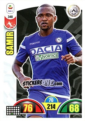 Sticker Samir - Calciatori 2018-2019. Adrenalyn XL n. 348 - Panini
