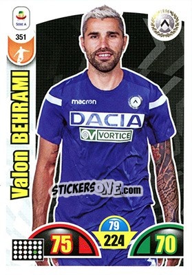 Sticker Valon Behrami - Calciatori 2018-2019. Adrenalyn XL n. 351 - Panini