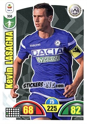 Sticker Kevin Lasagna - Calciatori 2018-2019. Adrenalyn XL n. 358 - Panini