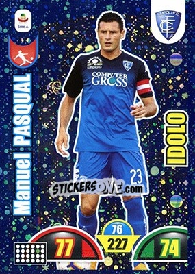Sticker Manuel Pasqual - Calciatori 2018-2019. Adrenalyn XL n. 369 - Panini