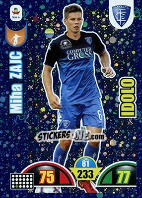 Sticker Miha Zajc - Calciatori 2018-2019. Adrenalyn XL n. 370 - Panini