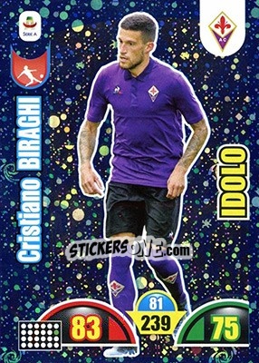 Sticker Cristiano Biraghi - Calciatori 2018-2019. Adrenalyn XL n. 371 - Panini