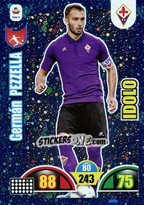 Sticker Germán Pezzella - Calciatori 2018-2019. Adrenalyn XL n. 372 - Panini
