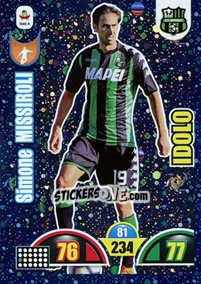 Sticker Simone Missiroli - Calciatori 2018-2019. Adrenalyn XL n. 390 - Panini