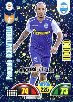 Sticker Pasquale Schiattarella - Calciatori 2018-2019. Adrenalyn XL n. 391 - Panini