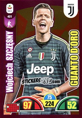 Sticker Wojciech Szczęsny - Calciatori 2018-2019. Adrenalyn XL n. 401 - Panini