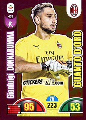 Figurina Gianluigi Donnarumma - Calciatori 2018-2019. Adrenalyn XL - Panini