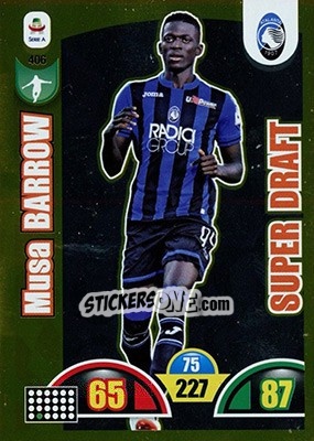 Sticker Musa Barrow - Calciatori 2018-2019. Adrenalyn XL n. 406 - Panini