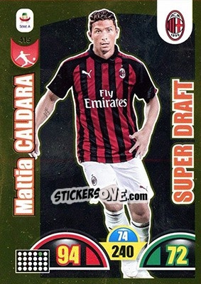 Figurina Mattia Caldara - Calciatori 2018-2019. Adrenalyn XL - Panini