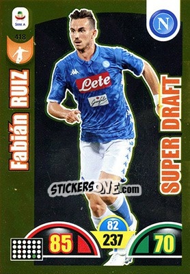 Sticker Fabián Ruiz - Calciatori 2018-2019. Adrenalyn XL - Panini