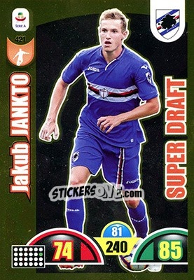 Sticker Jakub Jankto - Calciatori 2018-2019. Adrenalyn XL n. 421 - Panini