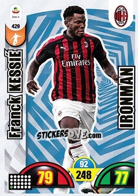 Sticker Franck Kessié - Calciatori 2018-2019. Adrenalyn XL n. 429 - Panini