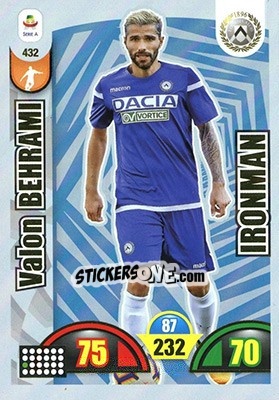 Sticker Valon Behrami - Calciatori 2018-2019. Adrenalyn XL n. 432 - Panini