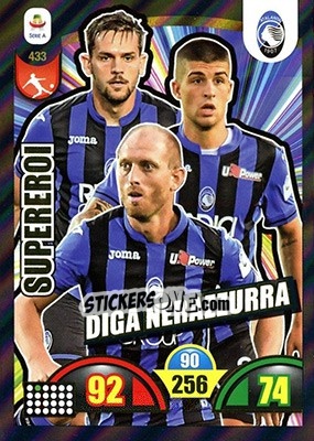 Sticker Rafael Tolói / Gianluca Mancini / Andrea Masiello - Calciatori 2018-2019. Adrenalyn XL n. 433 - Panini